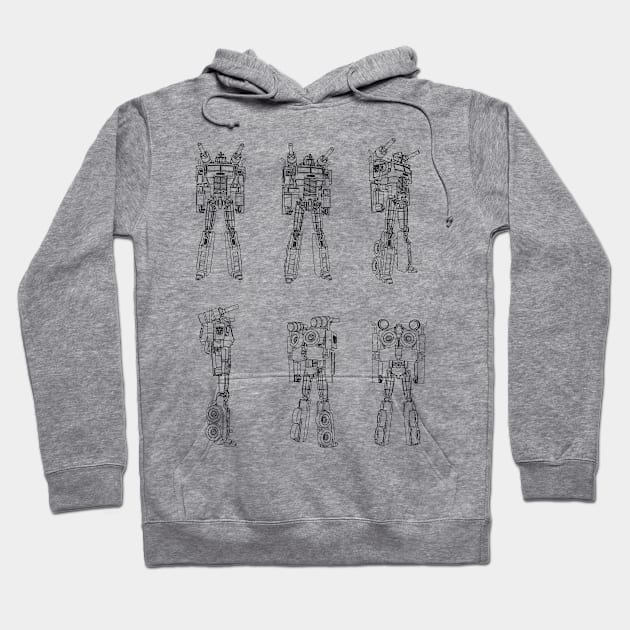 Robote Hoodie by Wanda City